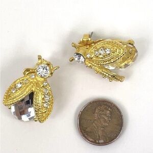 Kenneth Lane Bee Earrings